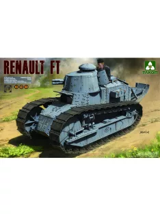 Takom - French Light Tank Renault Ft-17 3 In 1