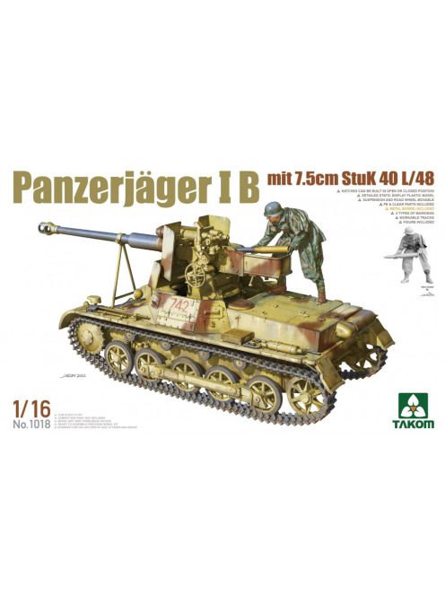 Takom - Panzerjager Ib Mit 7.5Cm Stuk 40 L/48