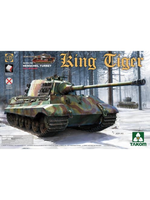 Takom - King Tiger Sd.Kfz.182Henschel Turret with Interior