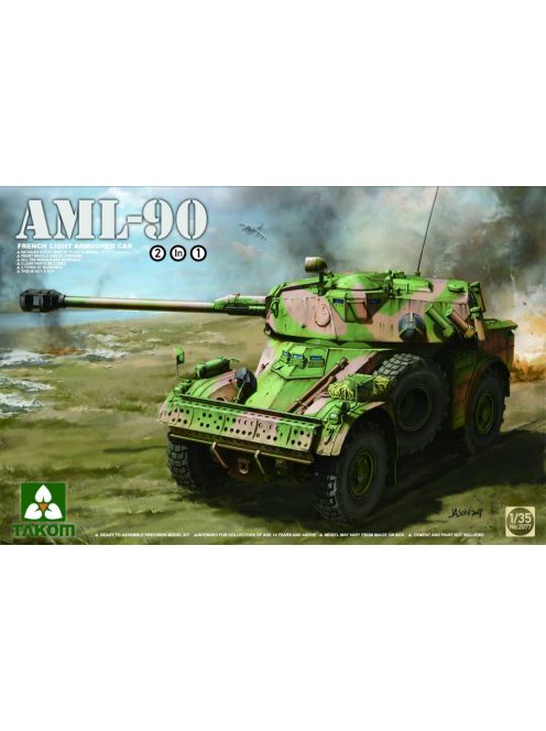 Takom - French Light Armoured Car AML-90