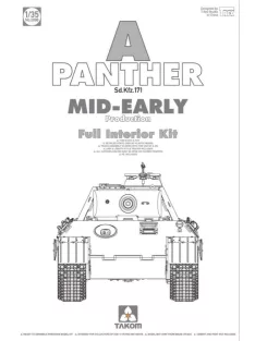   Takom - WWII German medium Tank  Sd.Kfz.171 Panther A mid-early production w/ fu