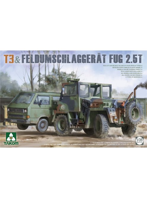 Takom - T3+ Feldumschlaggerät FUG 2.5t