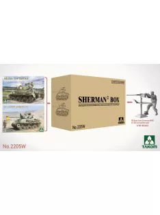 Takom - SHERMAN² BOX  + 1:16 US Army Tank Crewman