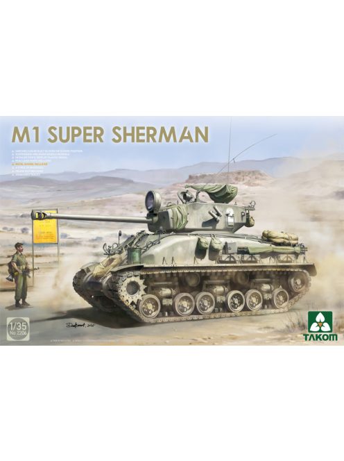 Takom - M1 Super Sherman (M51)