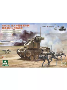   Takom - ZRY-222 Unman. Combat Grd. Vehicle &"Robot Wolves"