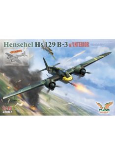   Takom - 1/48 Henschel Hs 129 B-3 W/Interior + Bonus (Clear Parts)