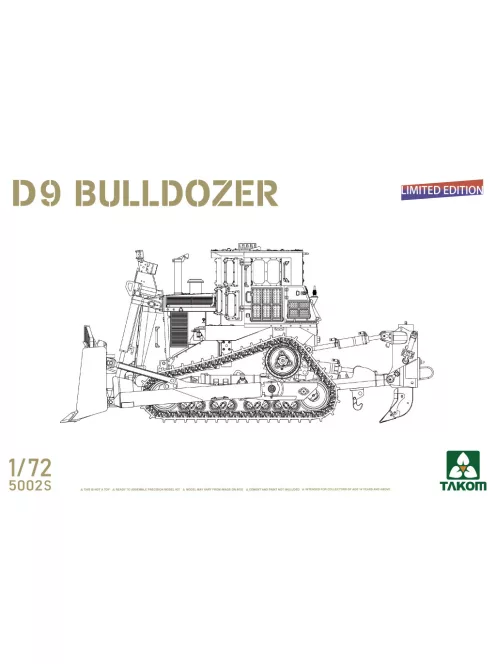 Takom - 1/72 D9 Bulldozer (Limited Edition)