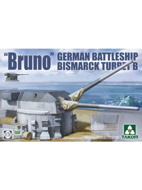Takom - "Bruno" German Bttleship Bismarck Turret B