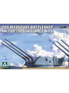   Takom - USS Missouri Battleship  Mk.7 16''/50 Gun Turret No.1