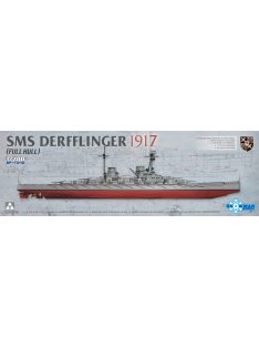  Takom - SMS DERFFLINGER 1917 (Full Hull) w metal barrels