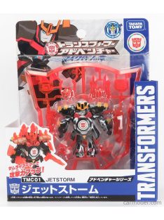   Takara-Tomy - Takara-Tomy Transformers Adventure Tmc01 Jet Storm Cm. 5.5 Black Yellow