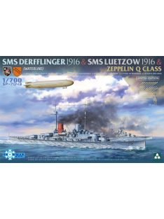  Takom - SMS Derfflinger 1916 & Sms Luetzow 1916  & Zeppelin Q Class (Limited Edition)