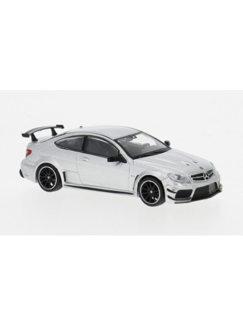 Tarmac - Mercedes C63 AMG Coupe Black Series, silber, 1:64