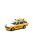 Tarmac - Datsun Bluebird 510 Wagon Moon Equipped w/Roof Rack & Surfboard Yellow/White 2022