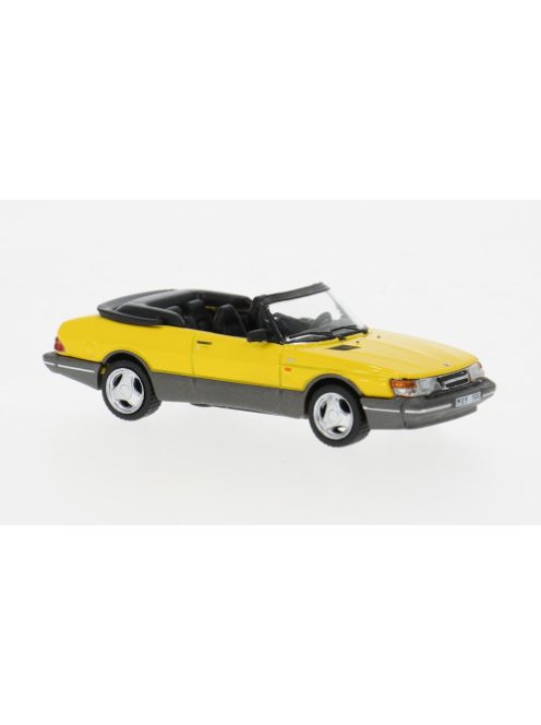 Tarmac - Saab 900 Turbo, gelb, 1:64