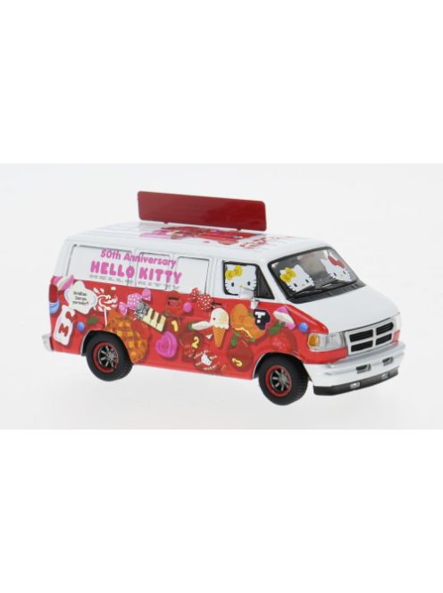 Tarmac - Dodge Van, Hello Kitty Food Truck, 1:64