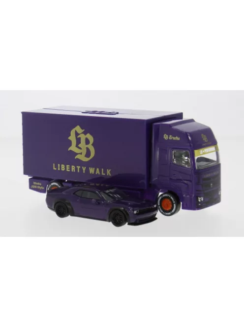 Tarmac - Dodge Challenger SRT Hellcat, lila, 1:64