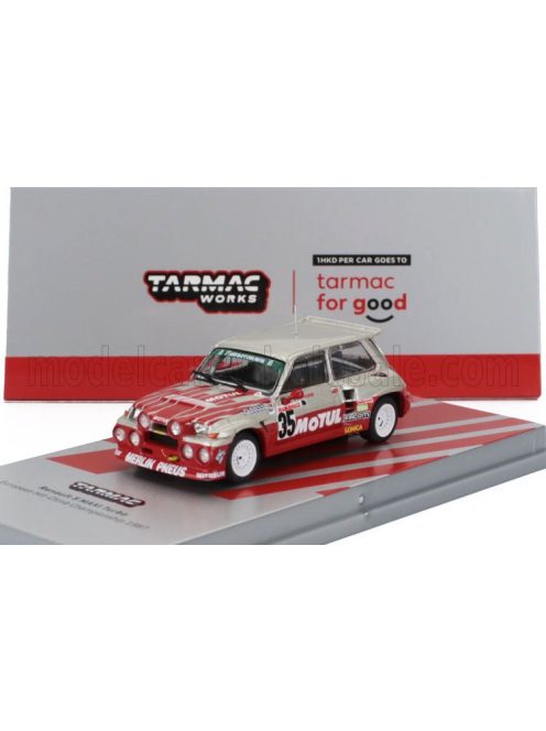 Tarmac - RENAULT R5 MAXI TURBO PHILIPS (night version) N 35 EUROPEAN HILL-CLIMB CHAMPIONSHIP 1987 - GIOVANNI ROSSI RED SILVER