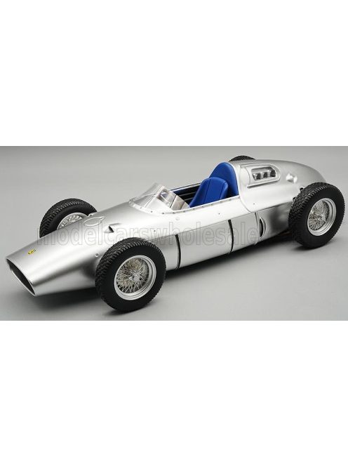 Tecnomodel - FERRARI F1  246P N 0 ALLUMINIUM BODY MODENA TEST 1960 R.GINTHER SILVER