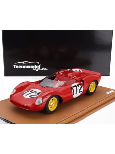   Tecnomodel - FERRARI 206SP DINO SPIDER TEAM SCUDERIA FERRARI SEFAC N 172 WINNER COURSE DE COTE OLLON VILLARS 1965 LUDOVICO SCARFIOTTI RED