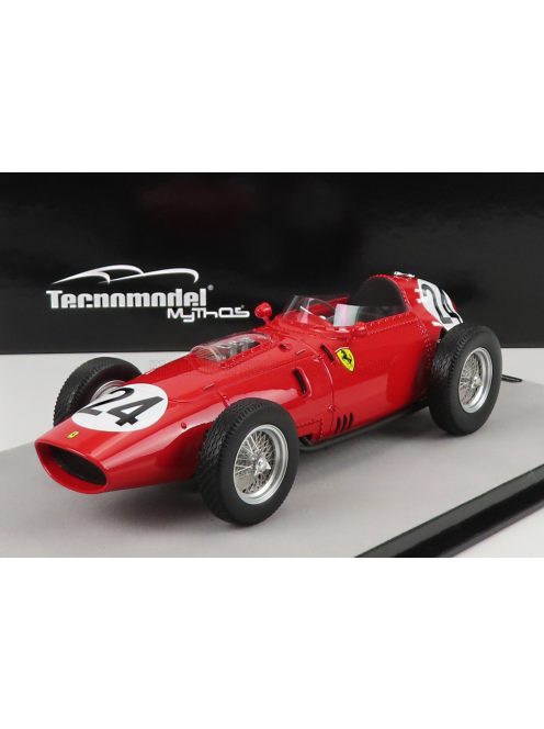 Tecnomodel - FERRARI F1  DINO 246/256 TEAM SCUDERIA FERRARI N 24 WINNER REIMS GP 1959 TONY BROOKS RED