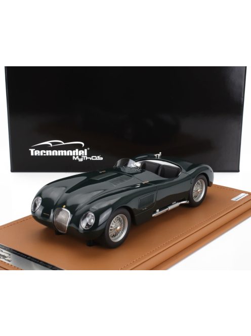 Tecnomodel - JAGUAR C-TYPE SPIDER PRESS VERSION 1953 BRITISH RACING GREEN