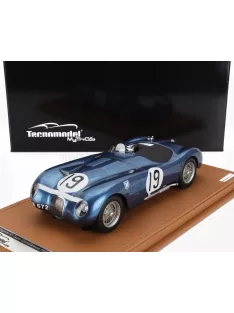   Tecnomodel - JAGUAR C-TYPE SPIDER 3.4L TEAM ECURIE ECOSSE N 19 WINNER GOODWOOD FESTIVAL 1953 STEWART - SANDERSSON BLUE MET