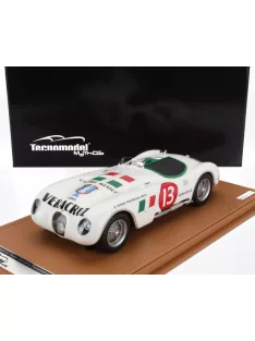   Tecnomodel - JAGUAR C-TYPE SPIDER 3.4L N 13 RALLY CARRERA PANAMERICANA 1953-1954 FRANCISCO IBARRA - FERNANDO PINAL WHITE