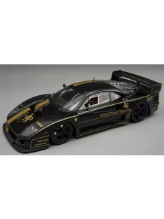  Tecnomodel - FERRARI F40 LM JPS JOHN PLAYER SPECIAL 1996 - BLACK RIMS - CON VETRINA - WITH SHOWCASE BLACK GOLD