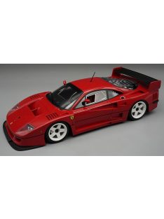   Tecnomodel - FERRARI F40 LM PRESS VERSION 1996 - WHITE RIMS - CON VETRINA - WITH SHOWCASE RED