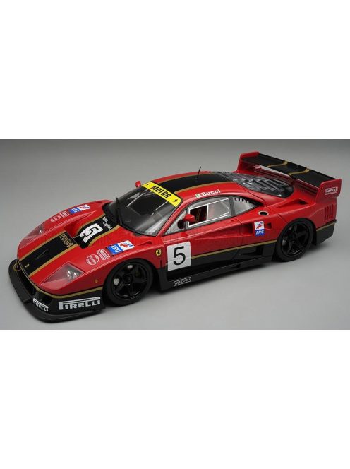 Tecnomodel - FERRARI F40 LM N 5 RENDERING VERSION 1996 STEFANO BUCCI - CON VETRINA - WITH SHOWCASE RED BLACK