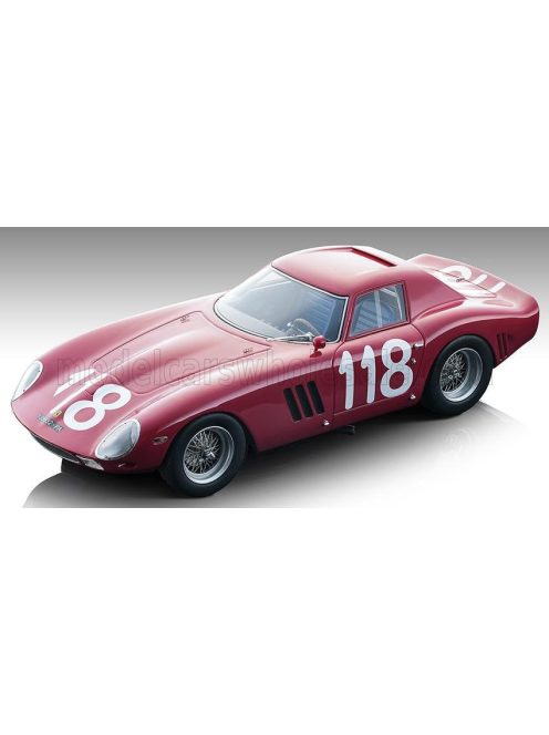 Tecnomodel - FERRARI 250 GTO 64 N 118 TARGA FLORIO 1965 C.RAVETTO - G.STARABBA RED