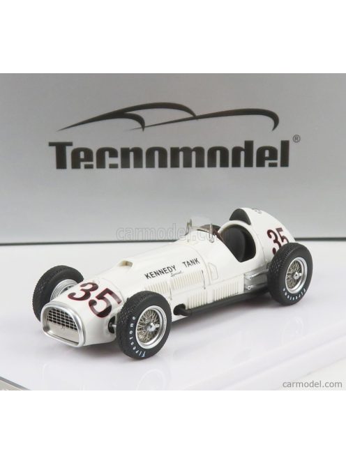Tecnomodel - Ferrari F1 375 Indy N 35 Indianapolis 500 Gp Kennedy Tank 1952 J.Mauro White