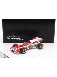   Tecnomodel - FERRARI F1  312B2 N 30 PRACTICE BELGIUM GP 1972 C.REGAZZONI RED WHITE