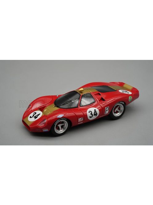 Tecnomodel - FORD USA P68 N 34 BRANDS HATCH 1968 BRUCE McLAREN - MIKE SPENCE RED GOLD