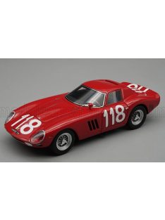   Tecnomodel - FERRARI 250 GTO 64 3.0L V12 N 118 TARGA FLORIO 1965 CLEMENTE RAVETTO - GAETANO STARABBA RED