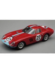   Tecnomodel - FERRARI 250 GTO 64 3.0L V12 N 27 TOURIST TROPHY 1964 INEES IRELAND RED LIGHT BLUE