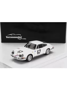   Tecnomodel - PORSCHE 901 911 S TEAM P.BOUTIN N 67 24h LE MANS 1967 P.BOUTIN - P.SANSON WHITE