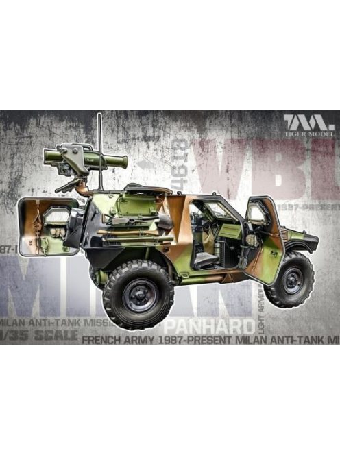 Tigermodel - French Vbl With Milan Anti-Tank Missile Launcher