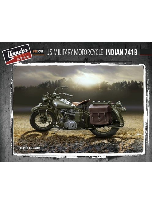 Thundermodels - US Military Motorcycle Indian 741B (Two kits in box)