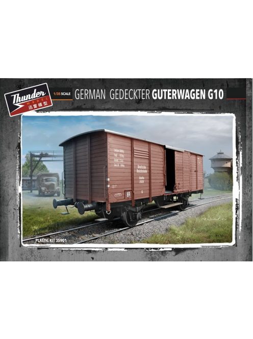 Thundermodels - German Gedeckter Güterwagen G10