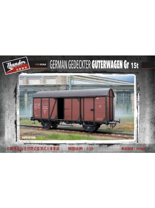 Thundermodels - German Gedeckter Güterwagen Gr type 15t