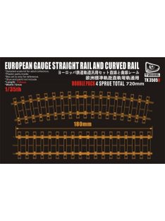 T-Model - European Gaude Straight Rail and Curved Rail