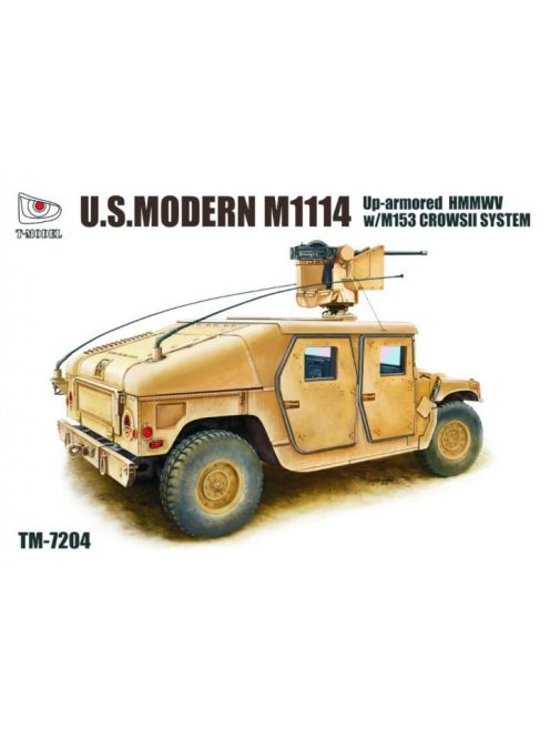 T-Model - U.S.Modern M1114 Up-armored HMMWV w/M153 CROWSII System