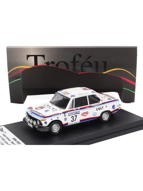 Trofeu - BMW 2002 (night version) N 37 RALLY 1000 LAKES 1974 HEIKKI ENOMAA - MATTI HANKAVAARA WHITE BLUE RED