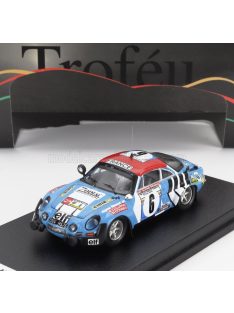  Trofeu - RENAULT ALPINE A110 (night version) N 6 RALLY EAST AFRICAN SAFARI 1975 ROB COLLINGE - ROB COMBES LIGHT BLUE