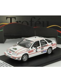   Trofeu - FORD ENGLAND SIERRA XR 4x4 N 2 RALLY SWEDEN 1987 STIG BLOMQVIST - BRUNO BERGLUND WHITE RED
