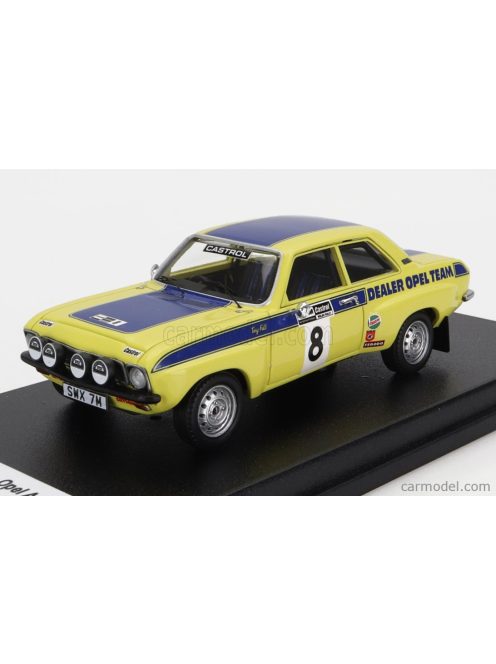 Trofeu - Opel Ascona (Night Version) N 8 Rally Welsh 1974 T.Fall - M.Broad Yellow Blue