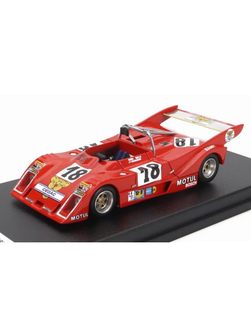 Trofeu - CHEETAH G601 TEAM ECURIE CEDAC SUISSE N 18 24h LE MANS 1979 DANIEL BRILLANT - JEAN PIERRE AESCHLIMANN RED