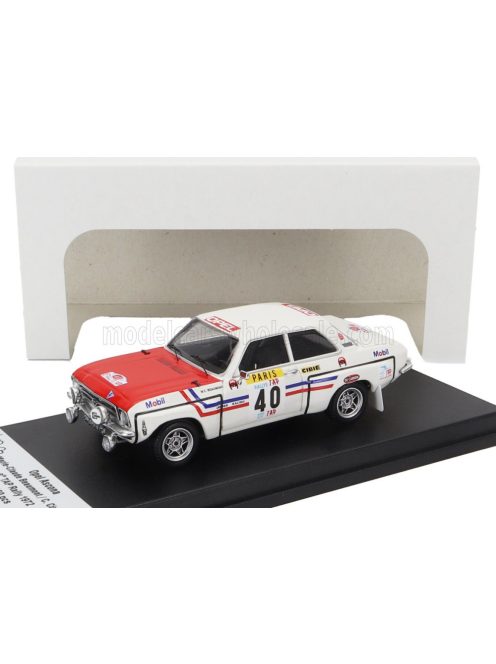 Trofeu - OPEL ASCONA (night version) N 40 RALLY TAP 1972 MARIE CLAUDE BEAUMONT - CHRISTINE CICANOT WHITE RED